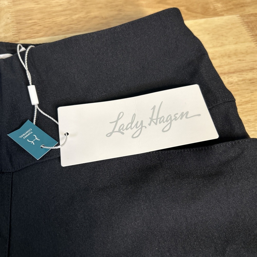Lady Hagen Golf Shorts Womens Small 7in Tummy Control Black WGH14401 NEW - Picture 5 of 9